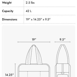 Calpak Black Travel Bag